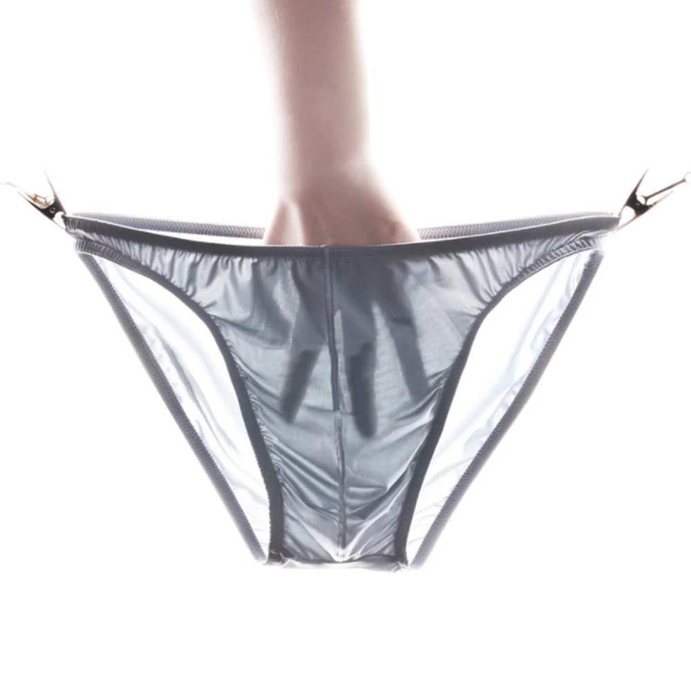 Лидер продаж летнее сексуальное прозрачное дышащее нижнее белье мужские трусы