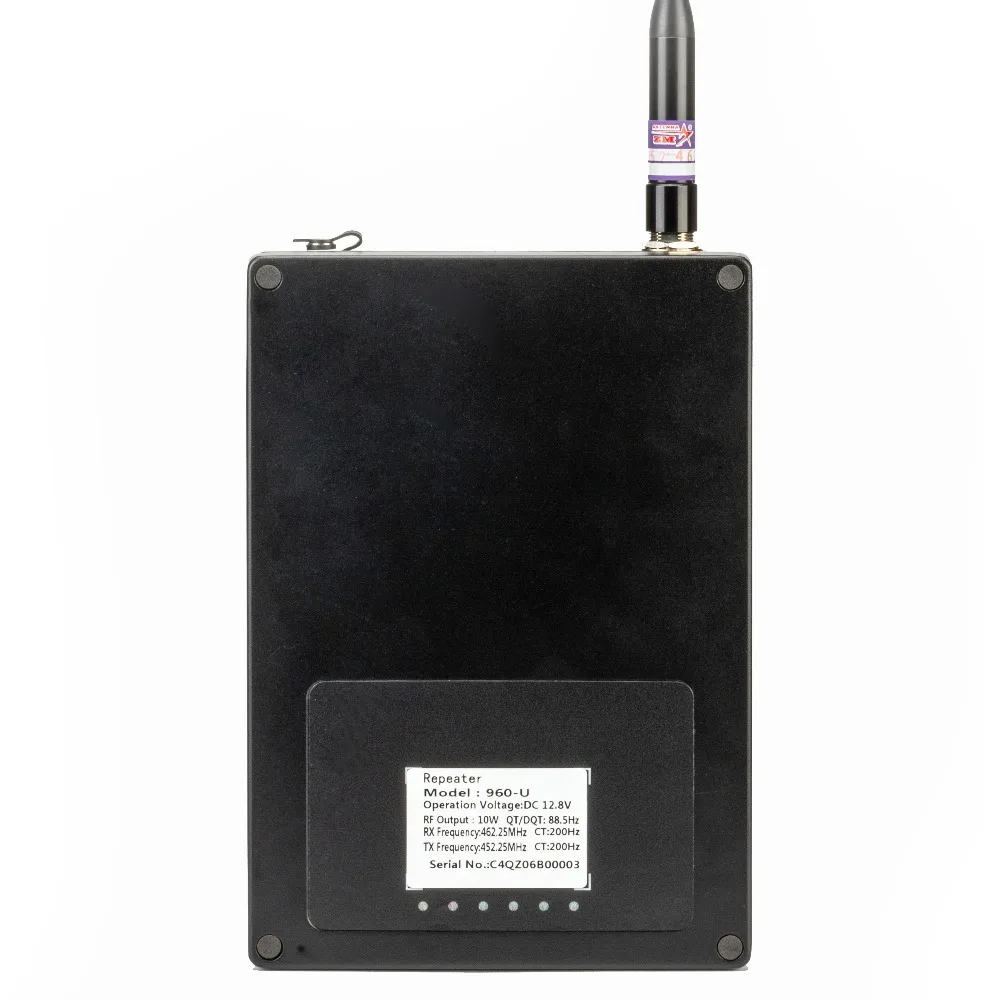 Портативный ретранслятор Abbree AR 960U UHF 462 25 МГц CT:200 Гц 16 каналов CTCSS для рации