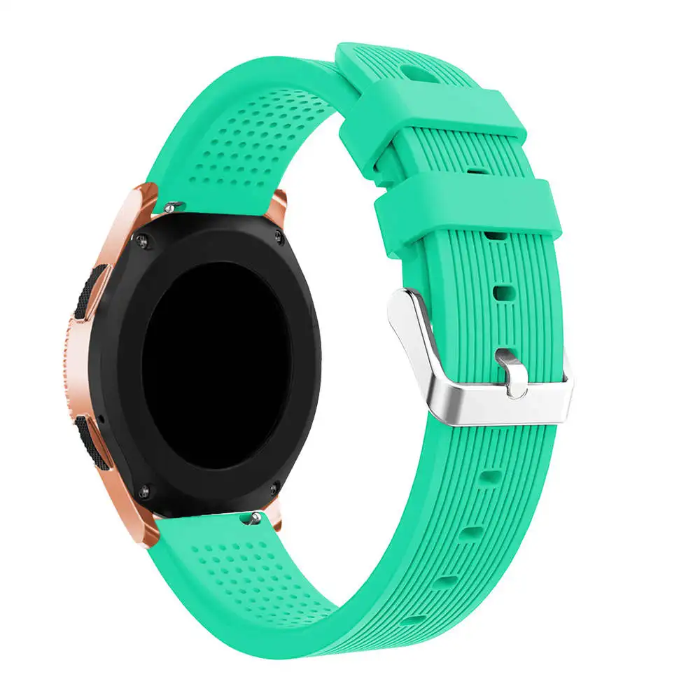 20 мм ремешок для часов Силиконовый ремешок для samsung gear sport S2/S4 Galaxy Watch 42 мм для huami amazfit ремешок Bip для huawei Watche 2