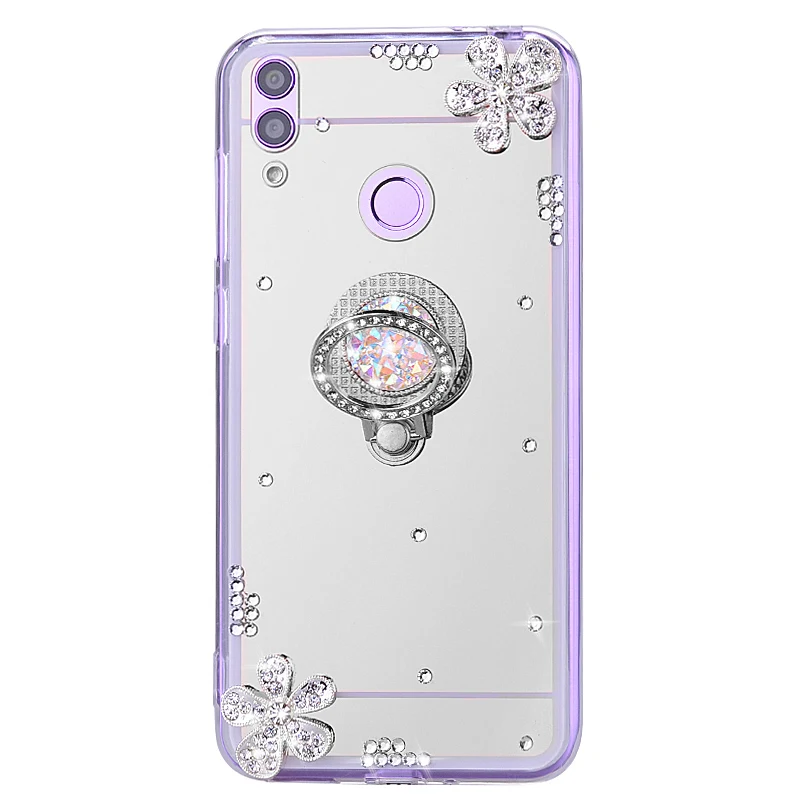 Зеркальный мягкий чехол для мобильного телефона Huawei P30 P20 Mate 20 Pro Lite Y6 Y7 Y9 P smart 2019 Honor