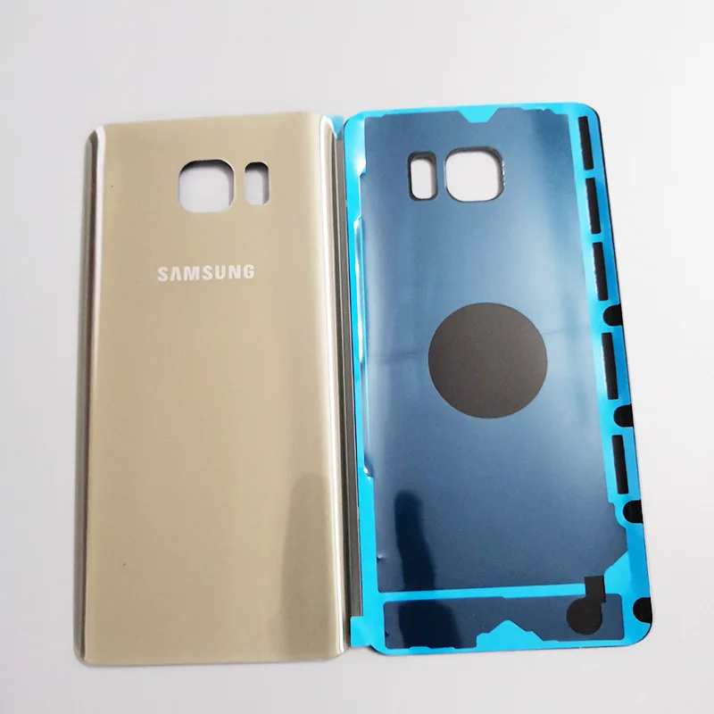 Samsung galaxy Note 5 оригинальная Задняя крышка батареи 3D стеклянная крышка корпуса для galaxy Note 5 Чехол для двери задний Чехол Замена - Цвет: Gold