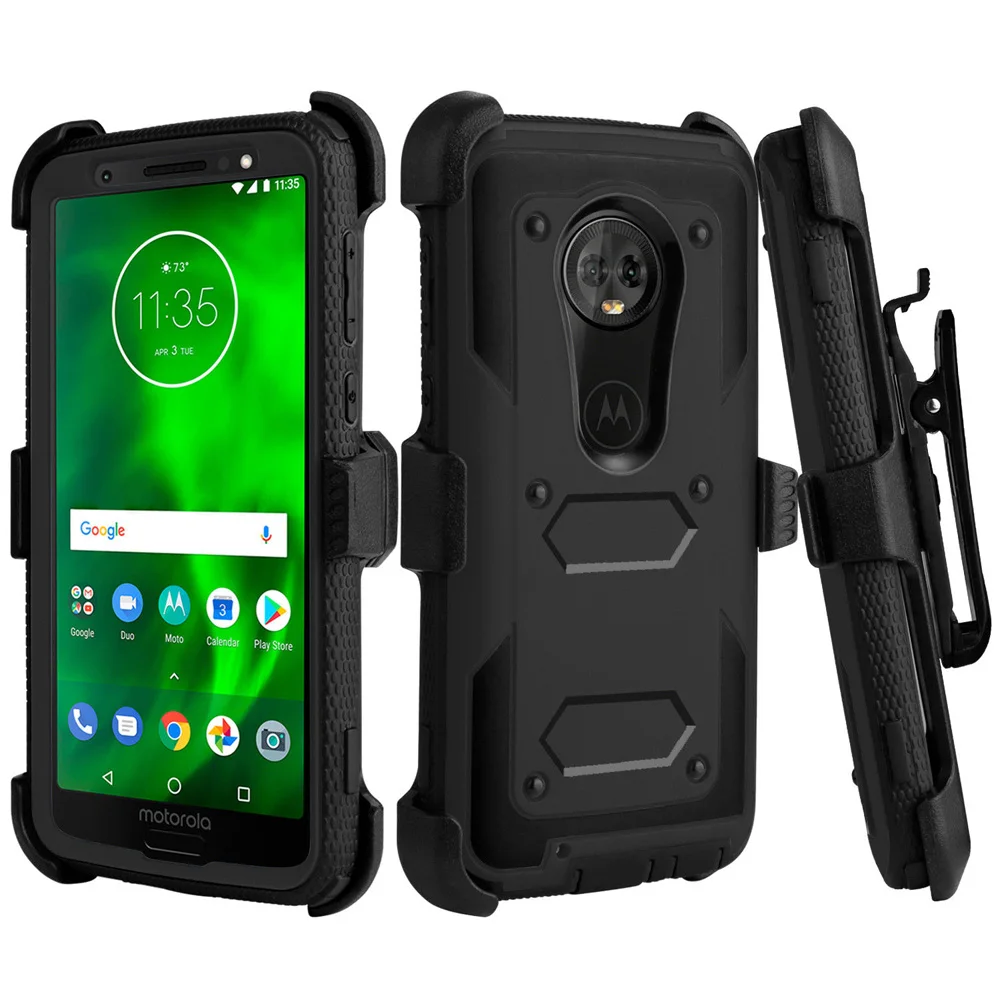 Чехол для Motorola Moto G6 сверхмощный гибридный прочный чехол противоударный защитный