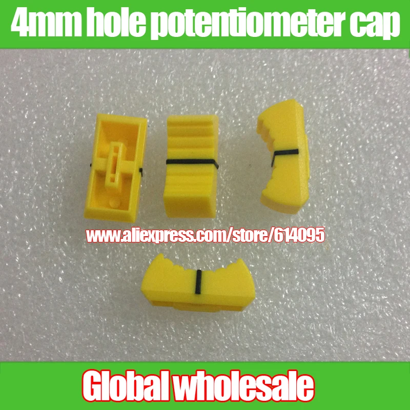 10 шт. желтый миксер затемнения стол прямой скольжения потенциометра Ручка