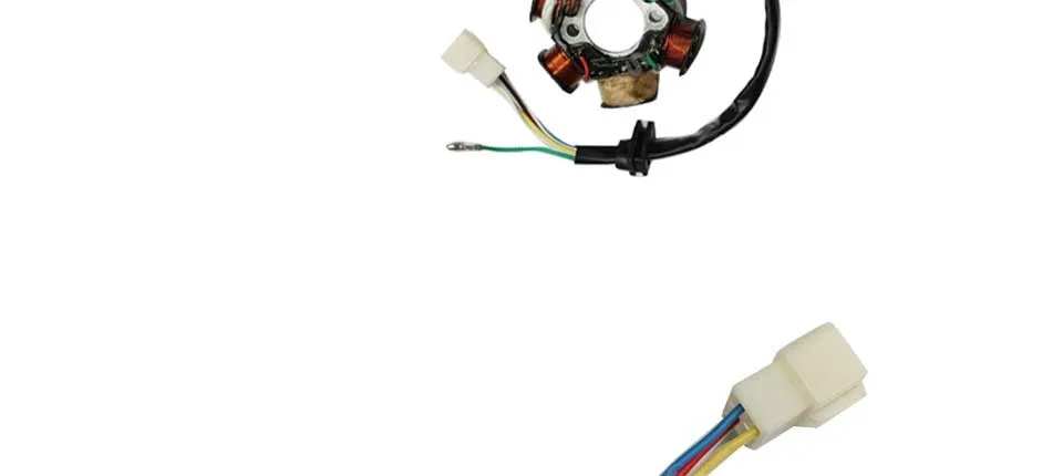 GOOFIT 6 полюсов 5 проводов полуволновой зажигания МАГНЕТО СТАТОР для GY6 50cc 70cc 90cc 110cc 125cc квадроцикл карманный велосипед K079-004