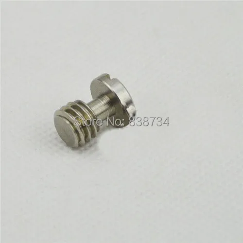 

10pcs 3/8 "*6.5mm 304 stainless steel slotted flat head camera screw for camera tripod quick release lens plate