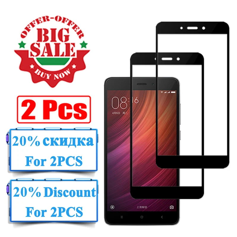 Redmi note 4 4x protective glass on the for xiaomi ksiomi x4 x redme my red mi sceen protector tempered armor sheet film tremp | Мобильные