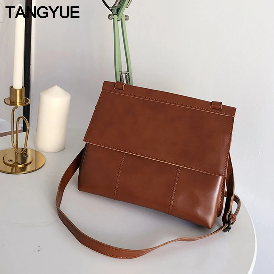 

TANGYUE Women's Shoulder Bag Ladies Hand Bags for Women 2019 Luxury Leather Female Crossbody Bags sac a main Femme Summer Beach
