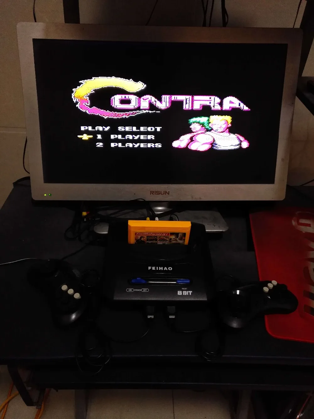 Ретро ТВ Видео игровая консоль для Nes 8 бит игры для Nes игры с двумя геймпадами и 500 в 1 картридж все игры разные