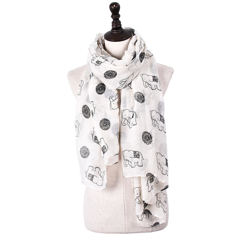 Женский Длинный шарф в виде слона 180x90 см|wrap shawl|brand shawldesigner shawl |