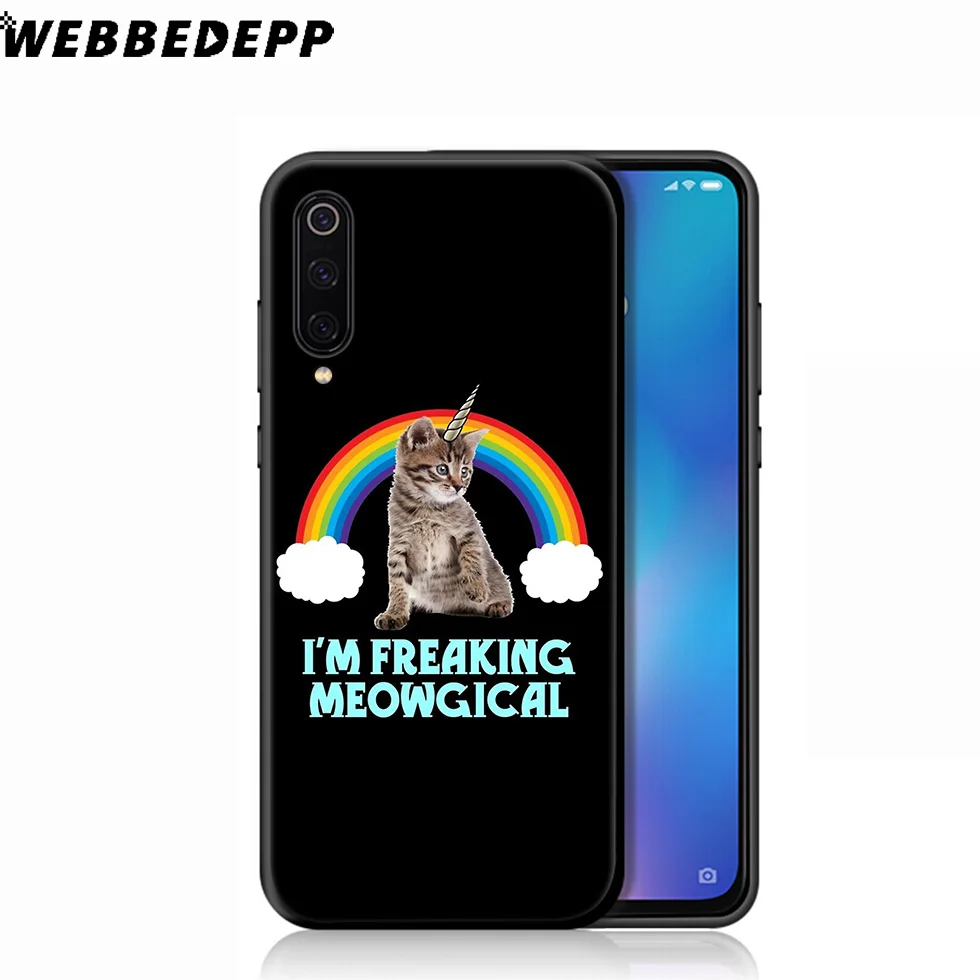 WEBBEDEPP Goats Cat Space Meow Soft Case for Xiaomi Mi 9T 9 8 SE 6 A1 A2 A3 Lite MiA1 MiA2 MiA3 F1 MAX 3 Mi8 CC9E CC9 |
