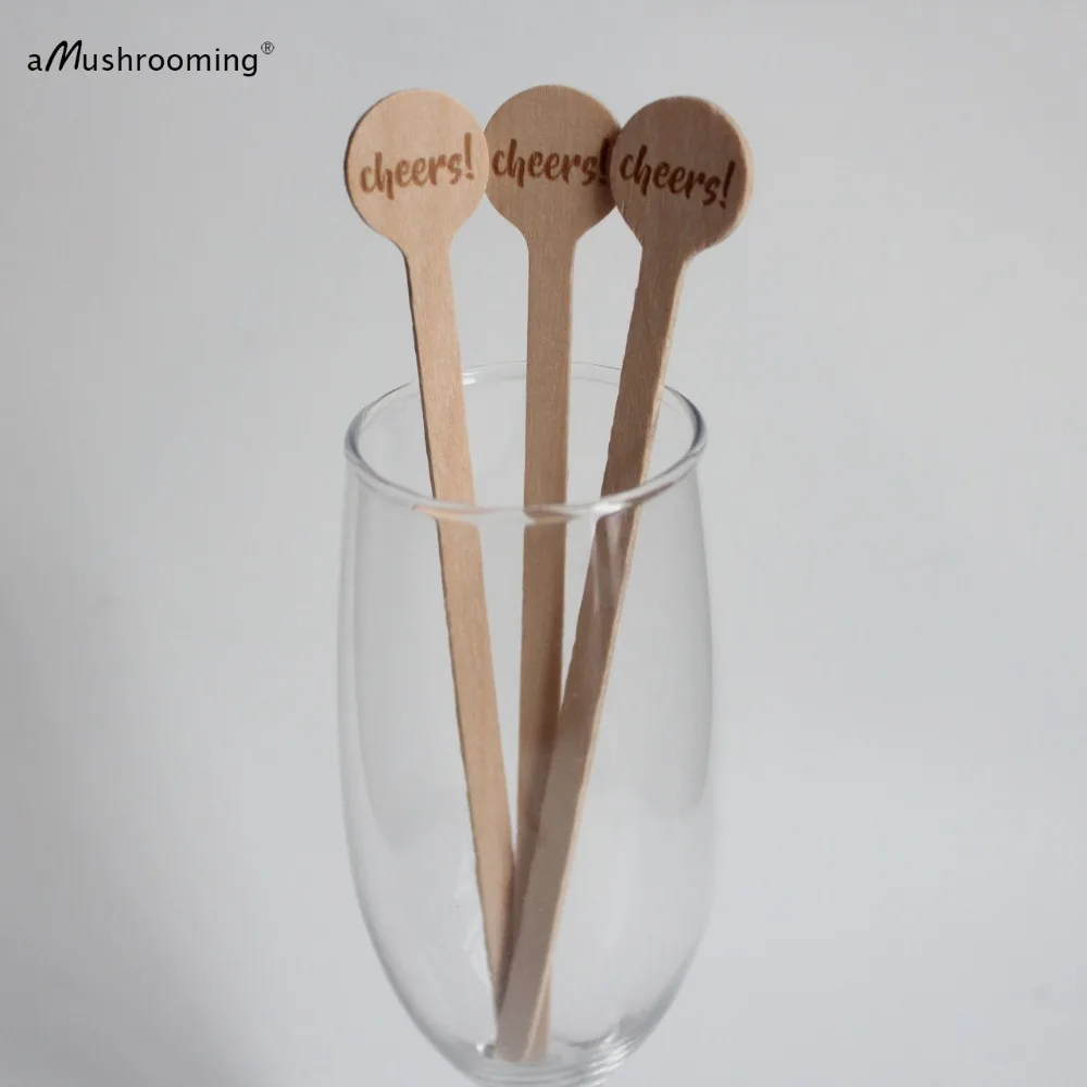 Ура Коктейльные Вечерние мешалки Напиток Заказные деревянные для Кофе бары