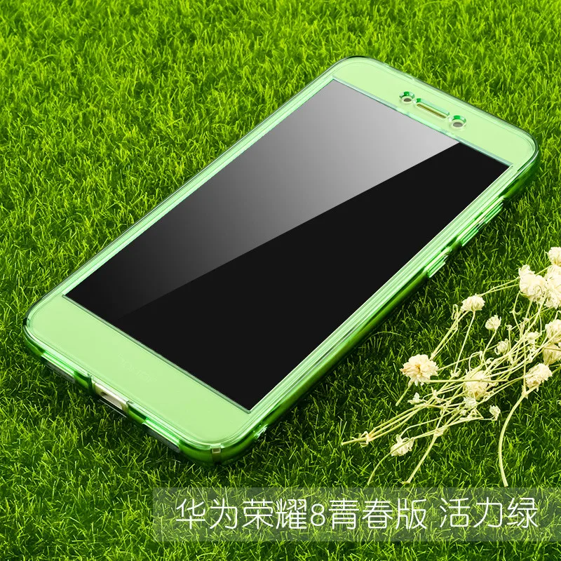 For Huawei Honor 8 Lite Honor8 Cover Clear Transparent Phone Cases Funda P8 2017 Coque Full Protection Case |