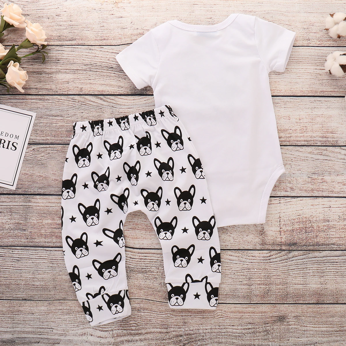 Комплект одежды из 2 предметов! Одежда для новорожденных мальчиков и девочек