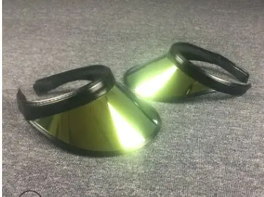 010 Открытый Унисекс УФ Защита солнцезащитный козырек кепки Casquette Туризм ПВХ пластик солнцезащитный козырек морской пляж Topless Велоспорт Femme Gorros - Цвет: 010