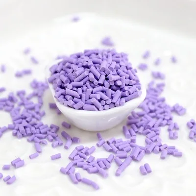 purple 100 г/пакет слайм глина спринклеры наполнитель DIY Поставки конфеты поддельные торт десерт грязь украшения игрушки аксессуары - Цвет: purple