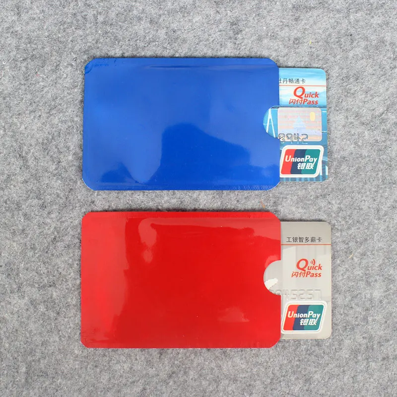 5 шт. цветной Анти Rfid кошелек блокирующий считыватель Блокировка банк держатель