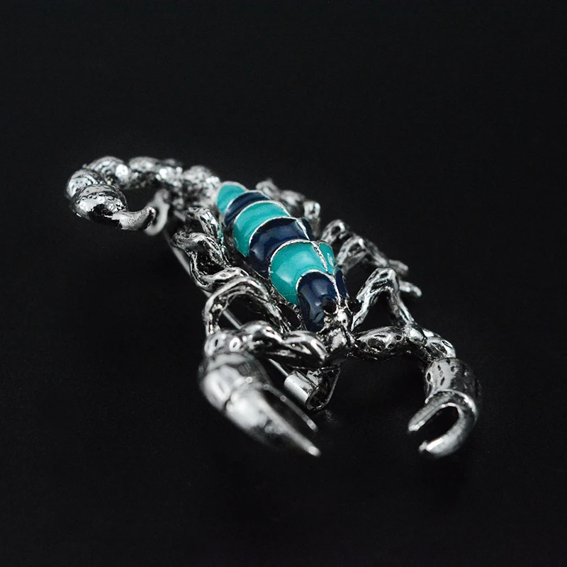 Эмалевые булавки и броши со скорпионами для женщин, модная панк-инсектная отделка на одежде, сумках и шарфах. Бесплатная доставка. Ювелирные булавки.