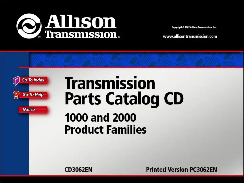 Allison Запчасти для трансмиссии каталог|parts catalog|catalog parts |