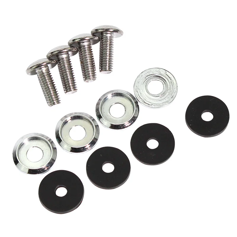 Багажная стойка черного и серебристого цвета для мотоцикла Cherk 1 комплект