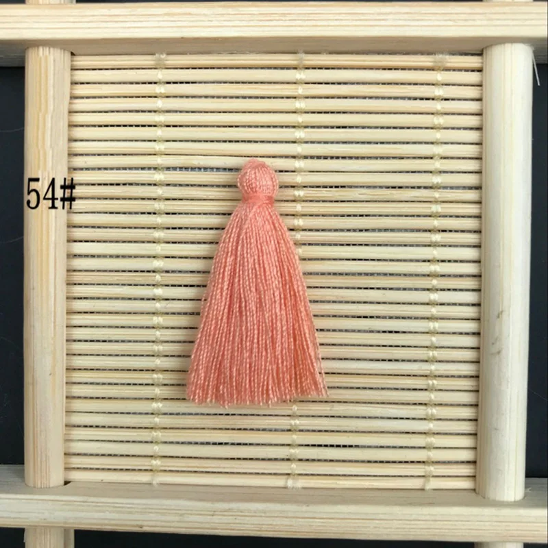 20 шт хлопок 3 см нить кисточка, ручная работа DIY Висячие уши, Висячие уши аксессуары для одежды - Цвет: 20