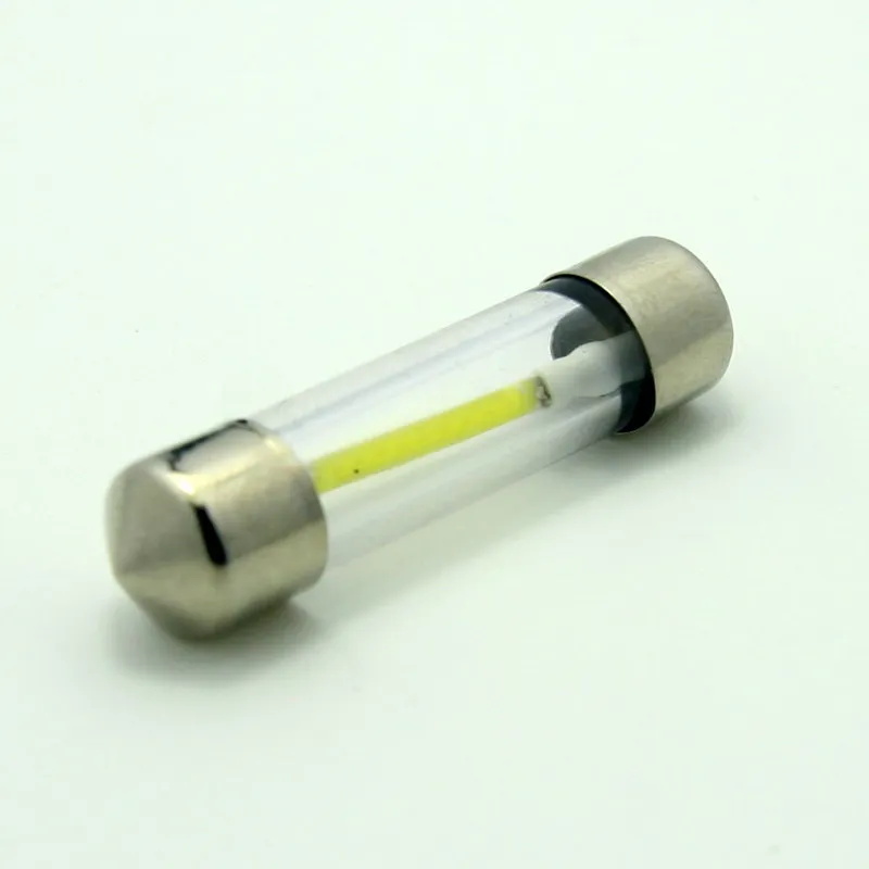 Новый продукт 10 шт./лот C5W LED 1 шт. COB Чип трубки Гирлянда 140 люмен Светодиодная