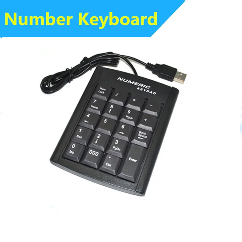 Мини USB 19 клавиш цифровая числовая Клавиатура для ноутбука Настольный ПК разъем |