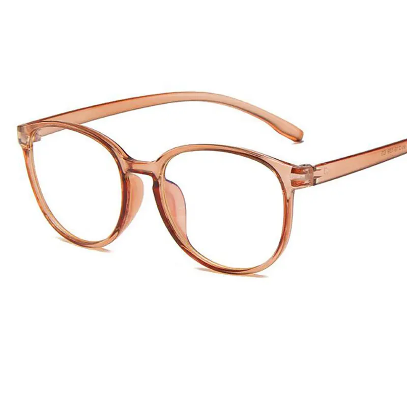 Синий светофильтр очки женские с модной оправой прозрачные линзы Розовая