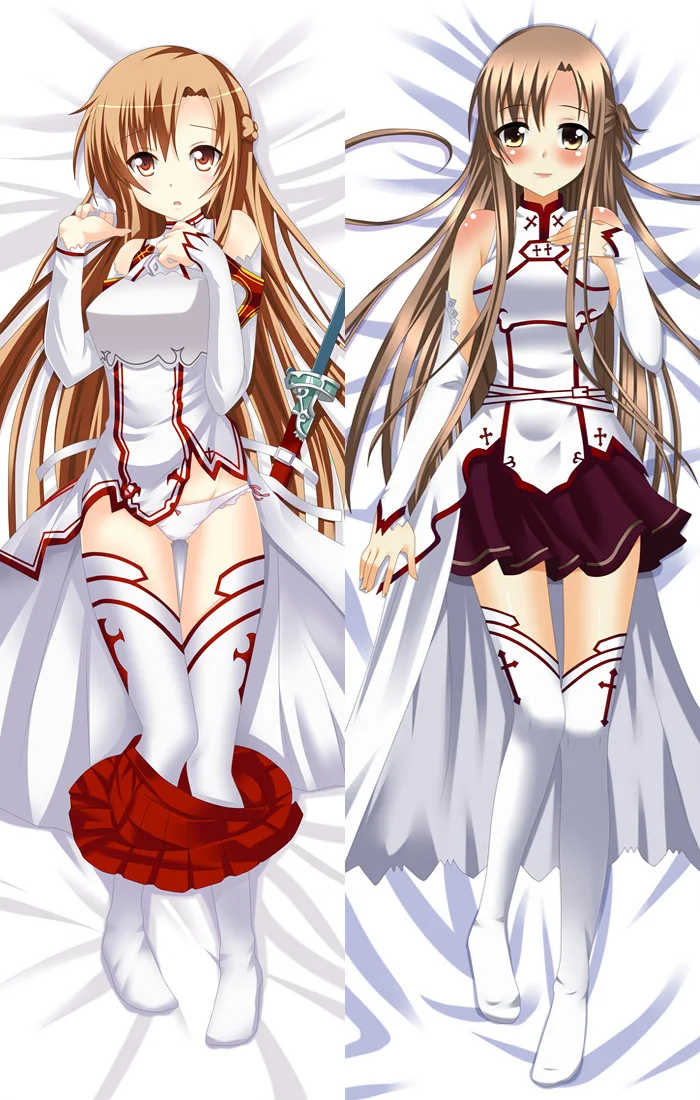 sandy-13 Аниме Sword Art Online Kirigaya Kazuto& Yuuki Asuna& Ayano Keiko& Asada Shino Подушка «Dakimakura» обнимающая наволочка - Цвет: sandy-13