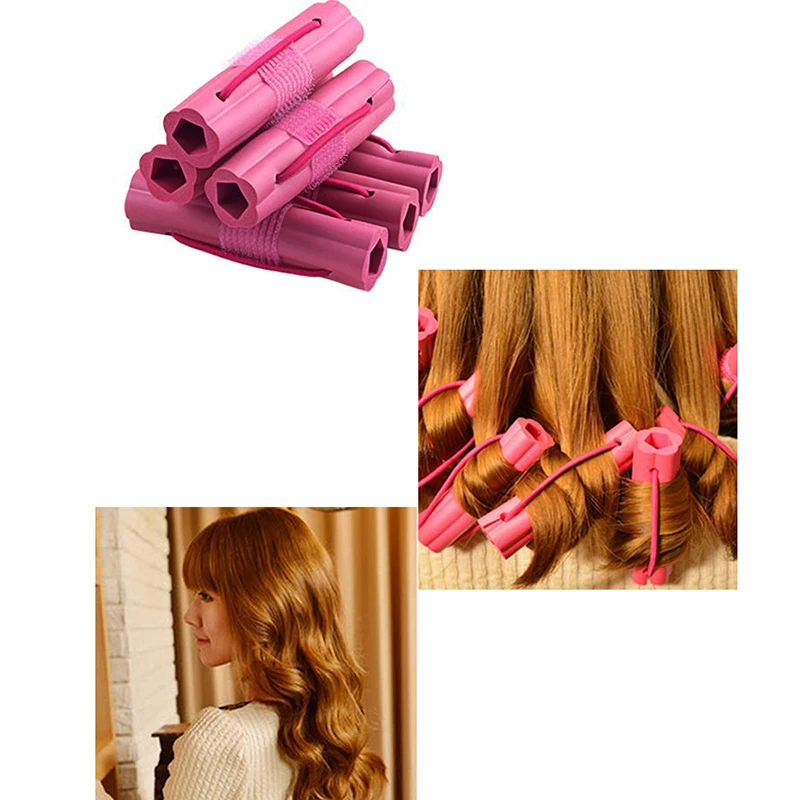 6 шт./пакет новая мода волшебные поролоновые ролики губка для завивки волос