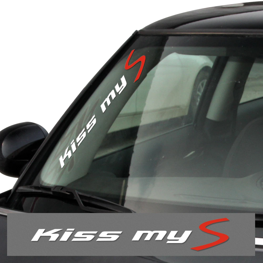Наклейки на окна Kiss My S графические наклейки для BMW Mini Cooper One F54 F55 F56 F60 R50 R52 R53 R55 R56 R57