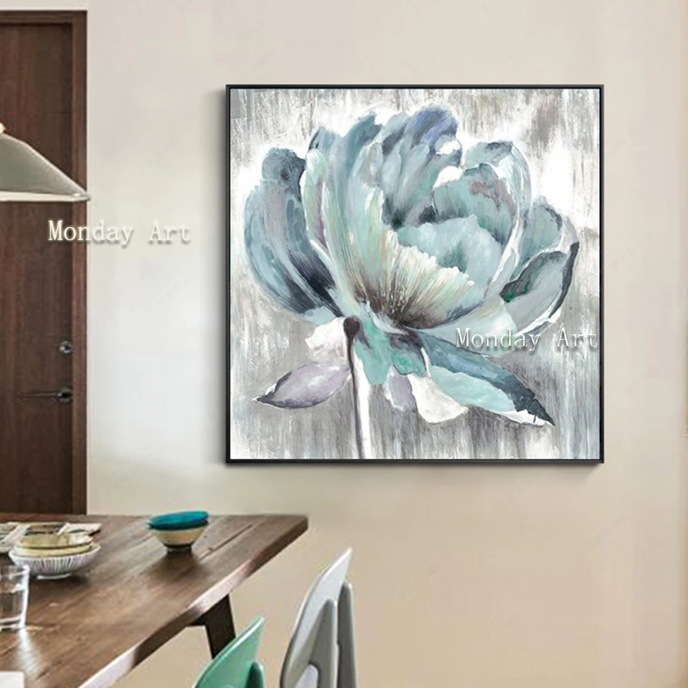 

Dropshipping wall art handmade modern Oil Painting Canvas Wall Art flower Picture landscape Painting For Living Room Home Decor