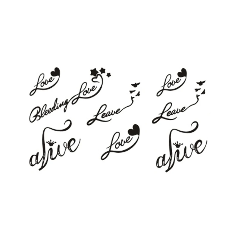 Новые популярные водонепроницаемые Временные татуировки наклейки для взрослых