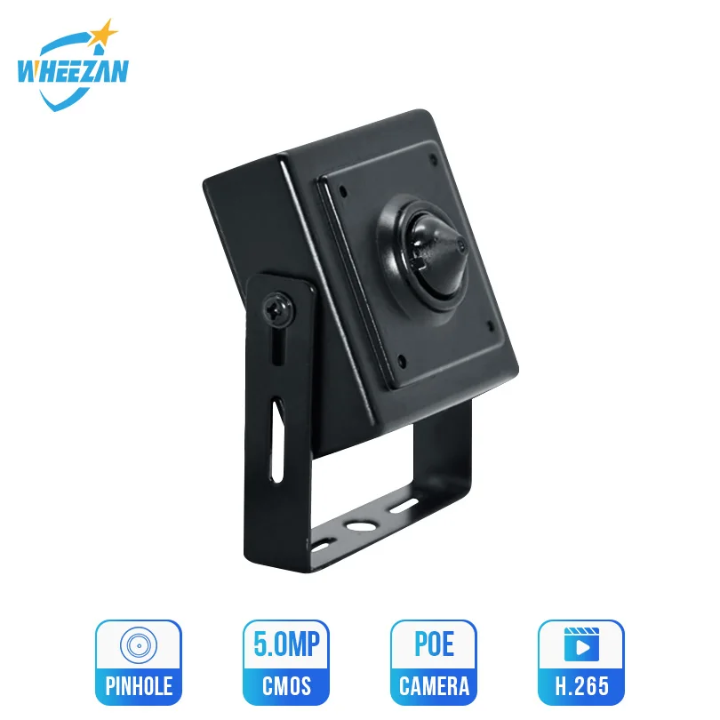 Wheezan IP камера безопасности Мини 5MP H.265 домашняя видеонаблюдения DC12V ONVIF P2P аудио 3 7