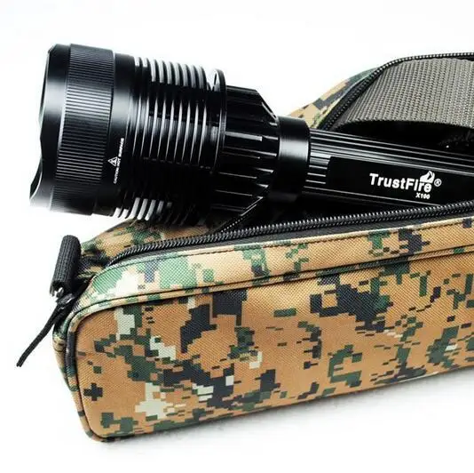 

1 Set TrustFire X100 Flashlight 5 Mode 8000LM CREE XM-L T6 LED Flashlight Torch+Extended Tube+Belt With Battery Bag+Retail Box