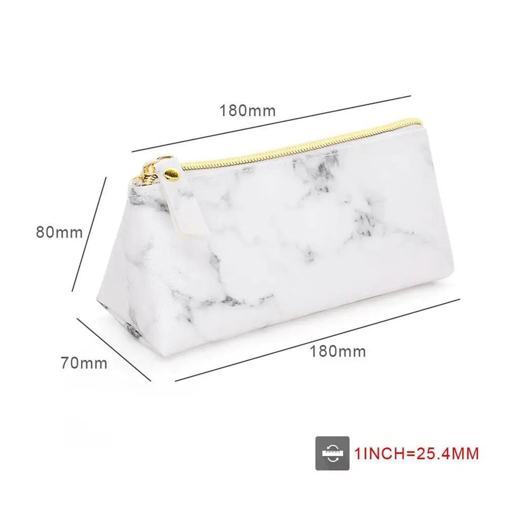 DSstyles мраморная текстура Макияж сумка форма для пельменей дизайн портативный