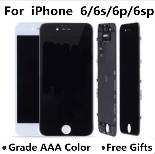AAA для iPhone 6 ЖК-экран полная сборка 6plus 6s дисплей сенсорный экран замена без битых
