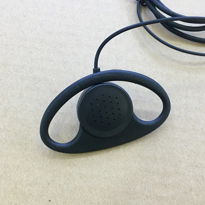 D образный зажим для наушников erahook colar PTT рации motorola GP328 GP338 GP340 GP390 PTX760 HT750 GP580 и т.