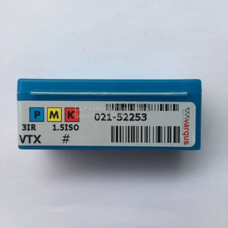 Новый оригинальный Vargus Vardex 3IR 1.5ISO VTX резьбовые карбидные вставки 1 5 ISO режущее