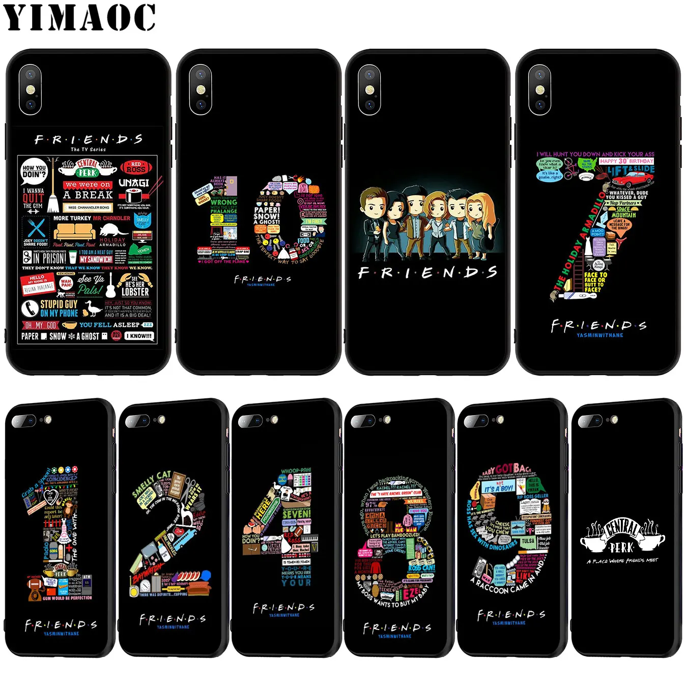 Мягкий силиконовый чехол YIMAOC для iPhone XR X XS Max 6 6S 7 8 Plus 5 дюймов|Бамперы| |