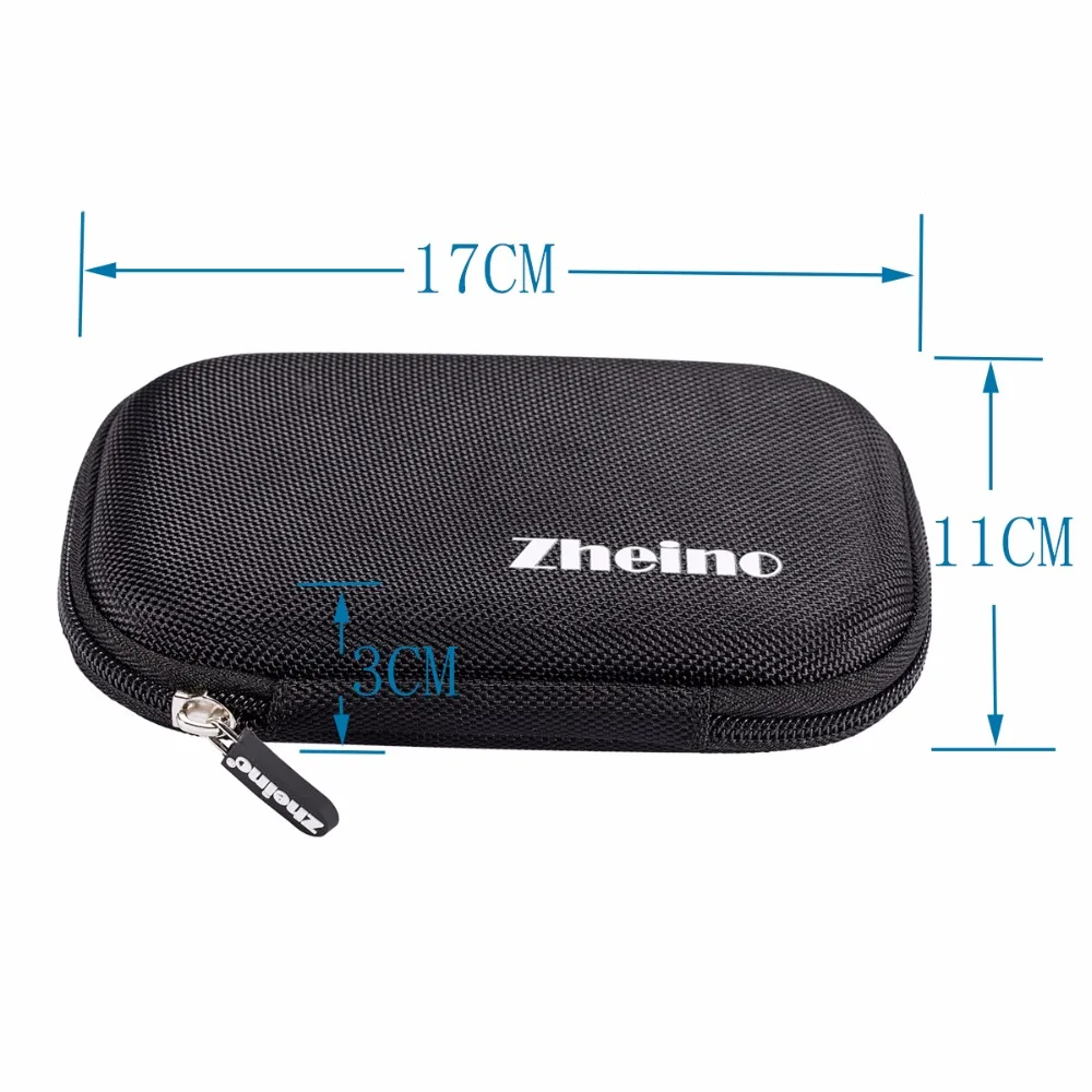 Zheino, 2,5 дюймов, сумка для HDD, черный, маленький, компактный, защитный, портативный, противоударный, на молнии, чехол Universa, USB, внешний, портативный жесткий диск