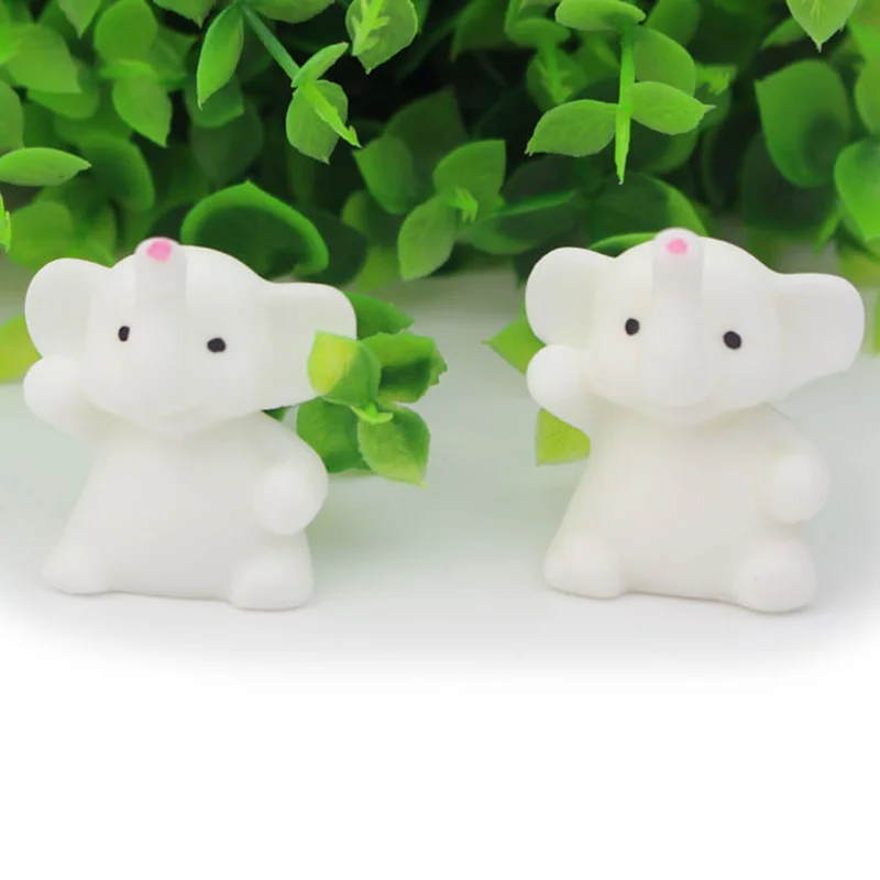 4 см в индийском стиле слон милая сжимаемая игрушка мини Mochi Squishi ремешок для