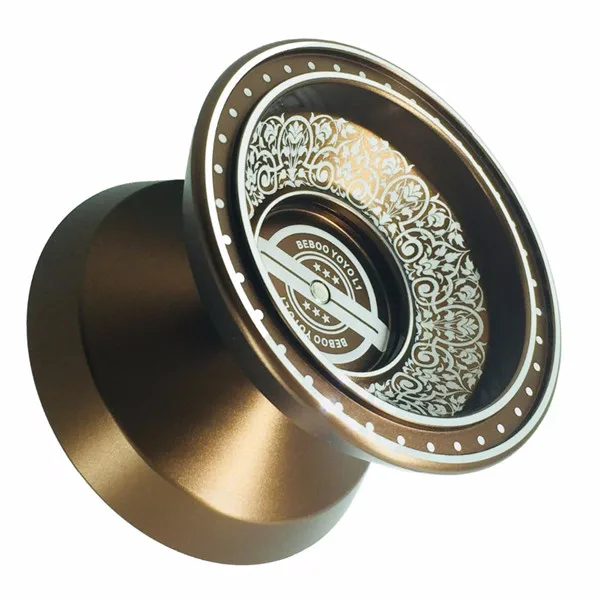 brown yoyo set Металлический йо-йо Профессиональный Йо-Йо набор йо-йо+ перчатка+ 3 струны L1 йо-йо Высокое качество Классические игрушки Diabolo подарок - Цвет: brown yoyo set