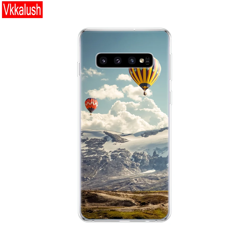 80218 Для samsung Galaxy S10 чехол S10Plus чехол Чехол из силикона и ТПУ для телефона с S10 E чехол на samsung S10 плюс G975F S 10 SM-G973F чехол - Цвет: 80218