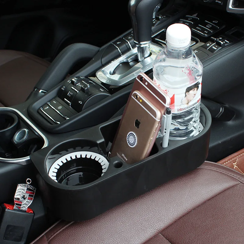 Автомобильный держатель для телефона подстаканник коробка хранения органайзер
