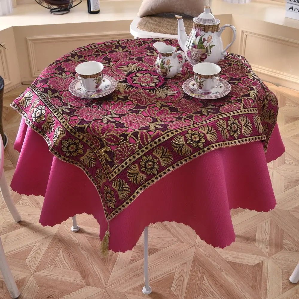 Последние 2 шт./компл. круглый 140 см квадратный 85 блесток консоль стол постельное