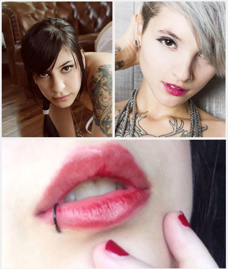 MEIBEADS 5pcs/lot 10mm Trendy Six Color Available Stainless Steel Nose Stud For Women Jewelry Gift Accessories EY6083 | Украшения и