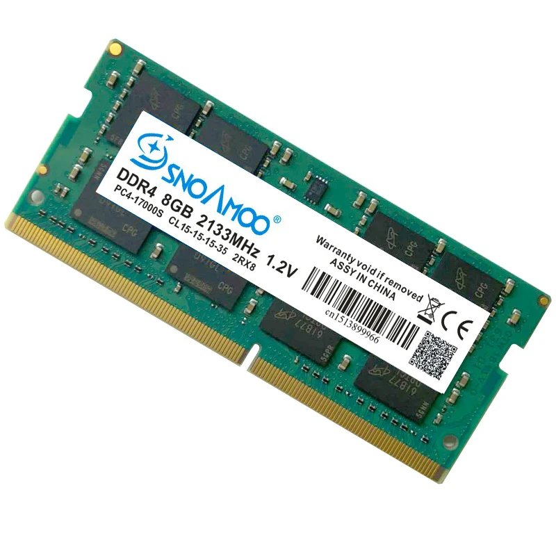 SNOAMOO ноутбук DDR4 ОЗУ памяти 8 Гб 2133 МГц 2400 для ноутбука высокая производительность