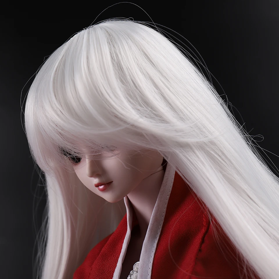 Cataleya 1/3 1/4 BJD волосы высокая температура длинные серые прямые и Курчавый BJD парик SD для BJD куклы