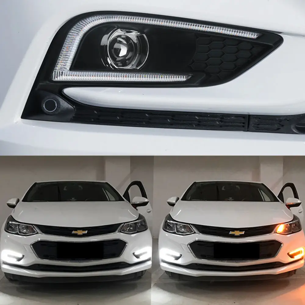 Дневной ходовой светильник DRL светодиодный s для Chevrolet All New Cruze 2017|Фара авто в