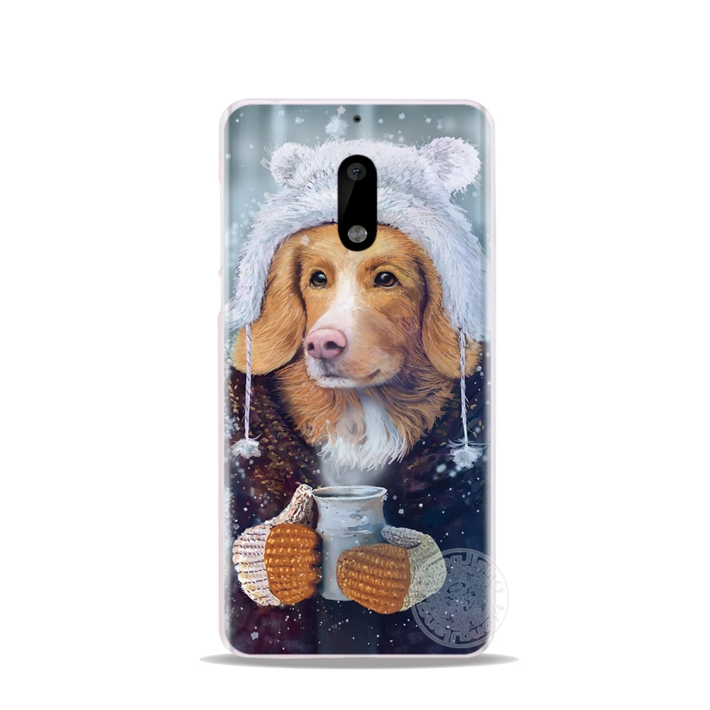 HAMEINUO на зиму с принтом в виде снежинок крышка чехол для телефона для Nokia 9 8 7 6 5 3 Lumia 630 640 640XL